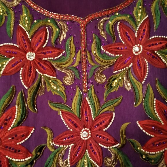 Indian Style Women's Tunic - SZXL - Picture 2 of 4